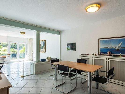 Obergeschoss, Licht und Glas