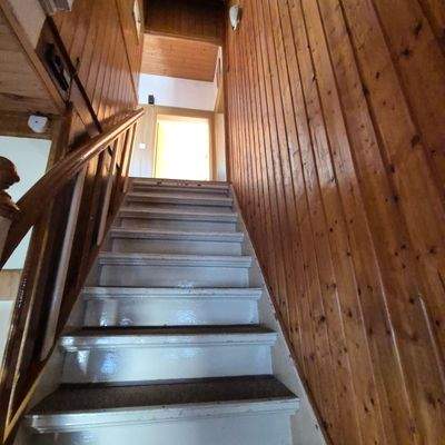 Treppe zum Dachgeschoß