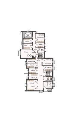 Grundriss KG Gebäude 2