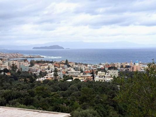 Kreta, Chania: Grundstück mit Meerblick in Halepa zu verkaufen