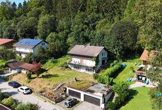 Ansicht Haus Grundstück von Nordosten