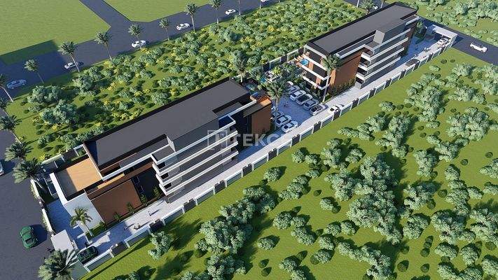 Apartments with Sauna and Pool Near Transportation in Altıntaş