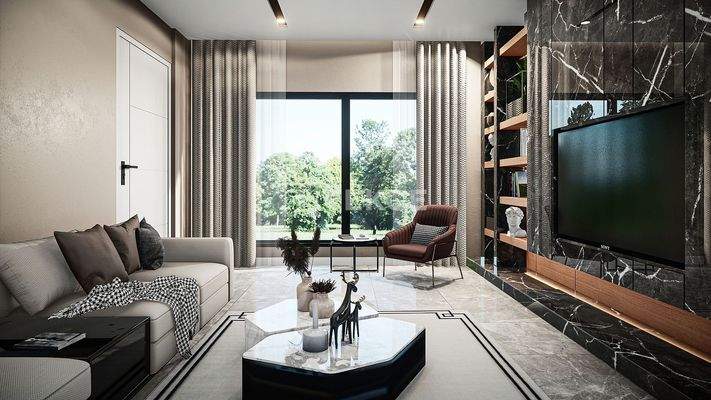 Villas with Private Gardens in İskele Ötüken