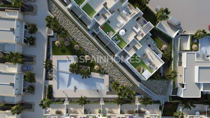 New-Build Golf Apartments in a Complex in Algorfa