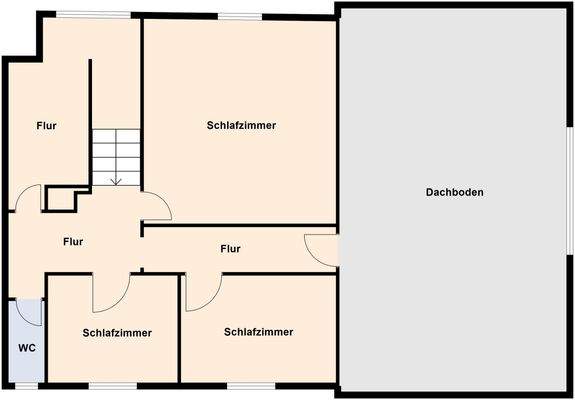 Grundriss ohne Maßstab / OG
