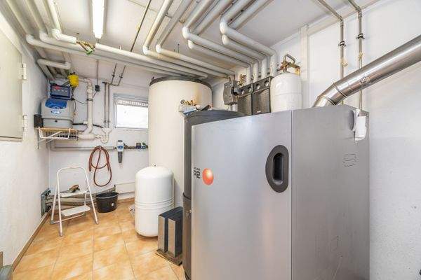 Moderne Pelletsheizung