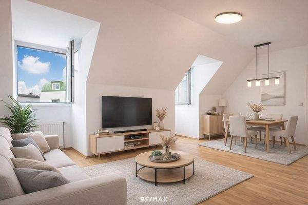 KI Visualisierung Wohnzimmer