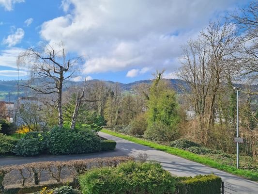 Blick vom Balkon