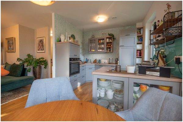 Essplatz im Wohnzimmer