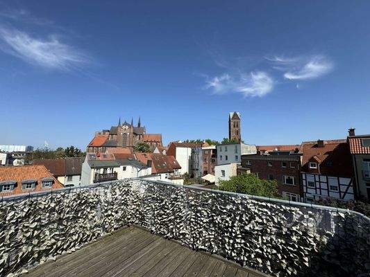Ausblick von der Dachterrasse
