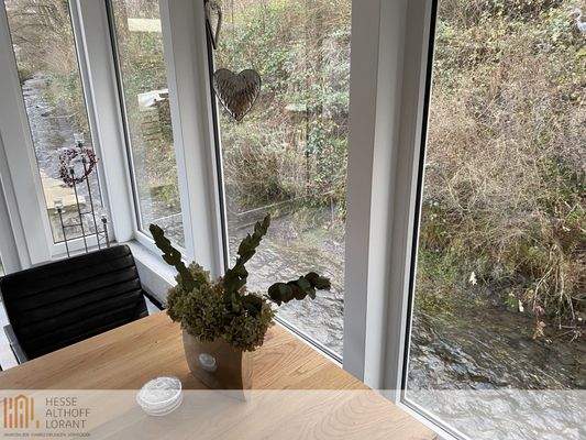 Aussicht aus dem Wintergarten