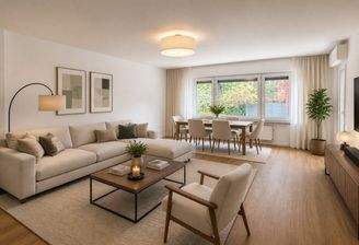 Wohnzimmer (Rendering)