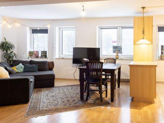 Wohnbereich mit Küche 