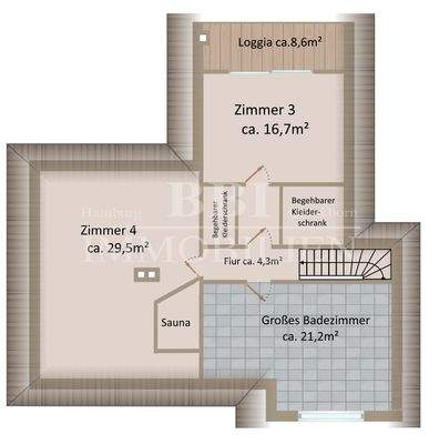 Grundriss Obergeschoss