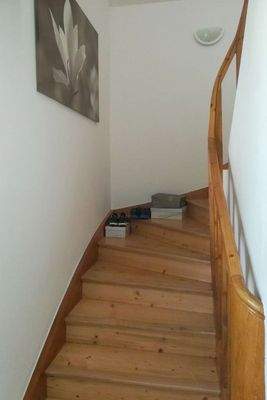 Treppe ins Dachgeschoss