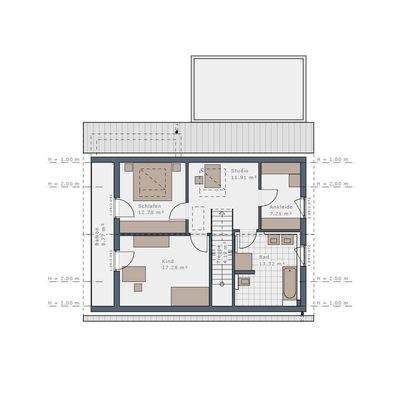 Grundriss Obergeschoss