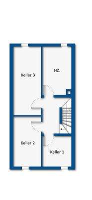 Grundrissskizze Keller