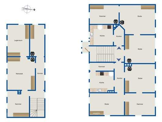 1. und 2. Obergeshoss