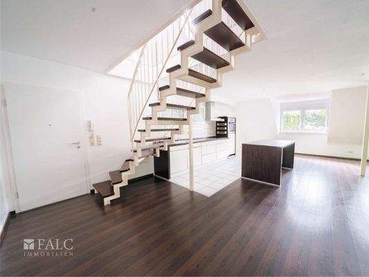 Treppenaufgang zum Studio