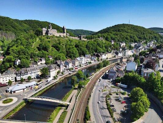 Der Blick vom Balkon