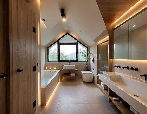 OG Badezimmer Visualisierung