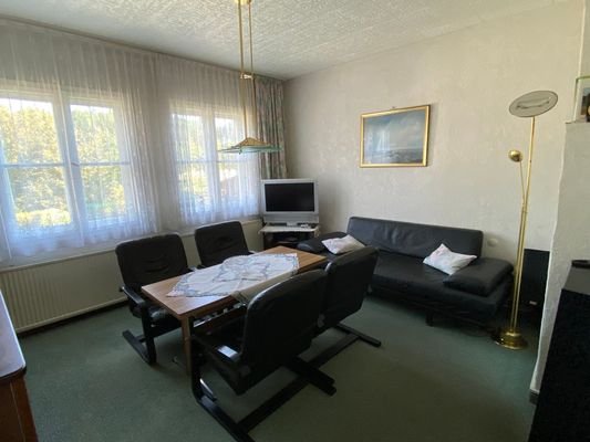 Wohn-Schlafzimmer EG.