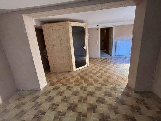 Keller Sauna/ Ruheraum