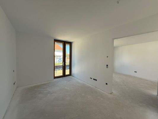 Schlafzimmer - aktueller Bautenstand - Wohnung 10 