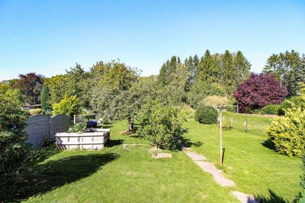 Ausblick auf das Grundstück