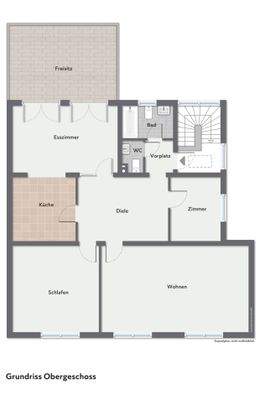 Grundriss Obergeschoss