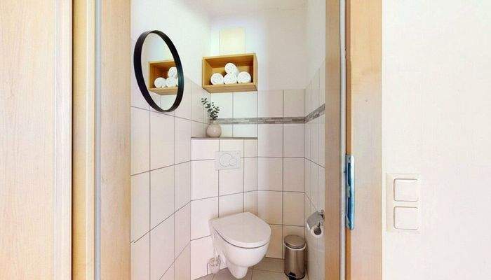 Ausstattungsbeispiel WC Wohnung EG rechts