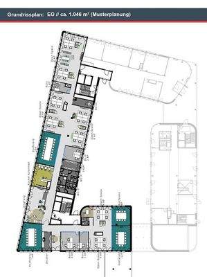 Grundriss EG NOIII 1046 m²