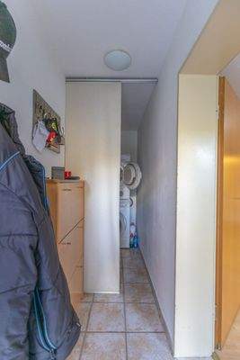 Waschmaschinen Anschluss im Eingangsbereich