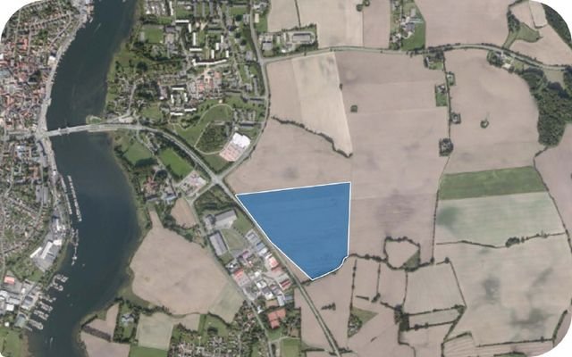 Luftbild des Gewerbeparks