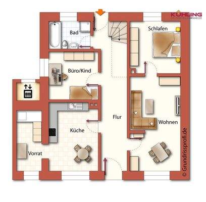 Grundriss EG - Abweichungen vorbehalten - 