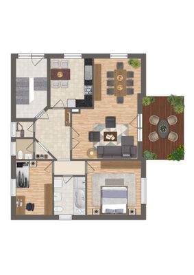 Erdgeschoss und erstes Obergeschoss