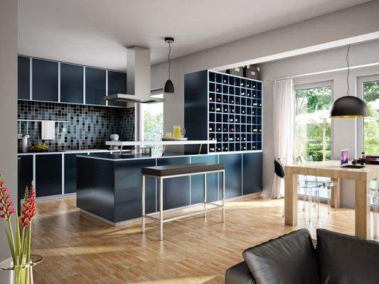 Moderne Wohnküche design