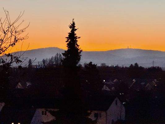 ... und mit Sonnenuntergang