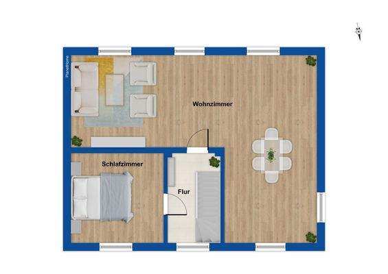 Grundriss Obergeschoss