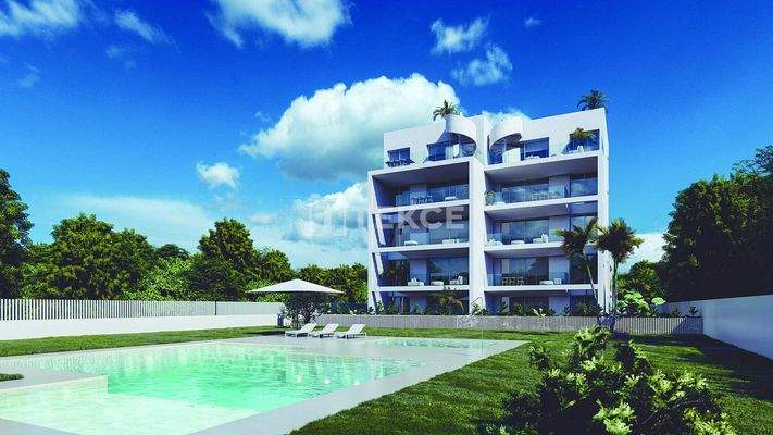 Modern Apartments with Pool and Orange Grove Views in Denia