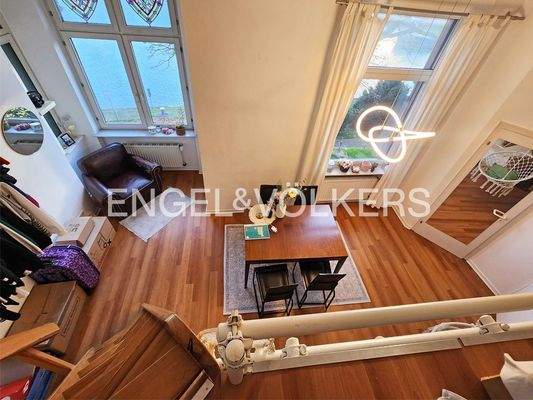 Blick von der Schlafempore