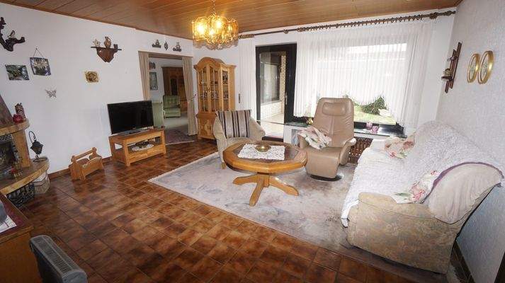 das Kamin- oder auch Esszimmer