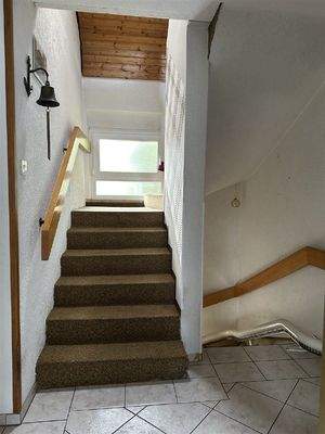 Treppenaufgang zum Dachgeschoss