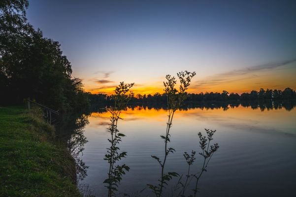 Abendstimmung am Klein Olchinger See