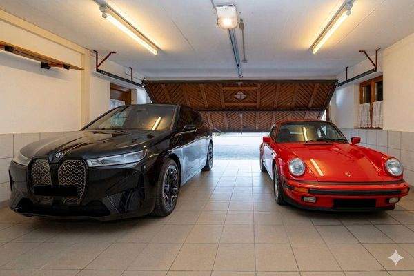 Geflieste Doppelgarage - visualisiert