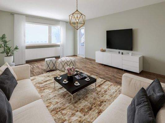 Wohnzimmer digitalisiert