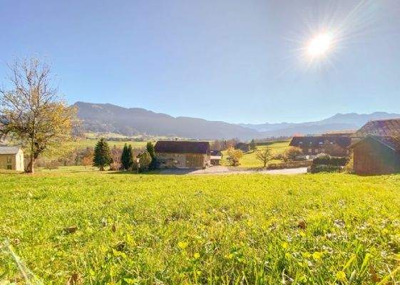 Ausblick zur Mittagsspitze