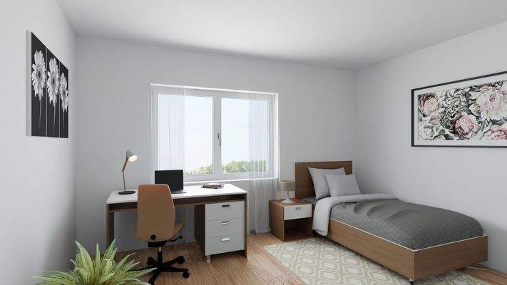 Schlafzimmer-Visualisierung