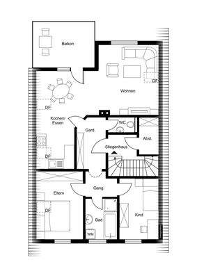 Grundriss OG ohne Maßstab