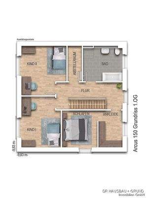 Grundriss Obergeschoss